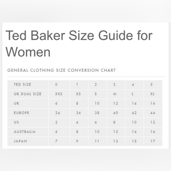 NWOT Ted Baker Dress Size 2 - Picture 9 of 9